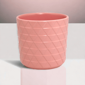 Coral Plant cover pot - ceramic