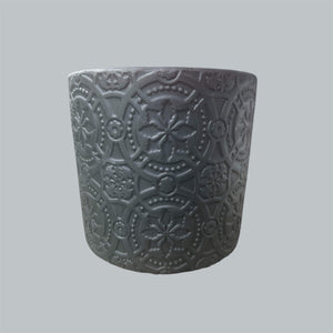 Lace pot black large