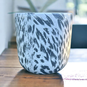 Leopard Print pLant Pot