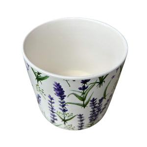 Lavendar Ceramic Plant Cover Pot