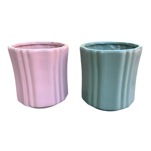 Pastel Pink and Green Plant Cover pots