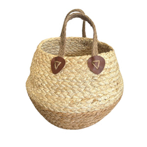 plant basket with handles