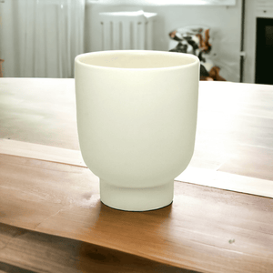 white ceramic plant pot 
