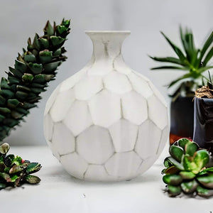 White Ceramic Plant Vase