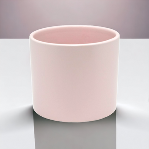 pale pink plant pot ceramic